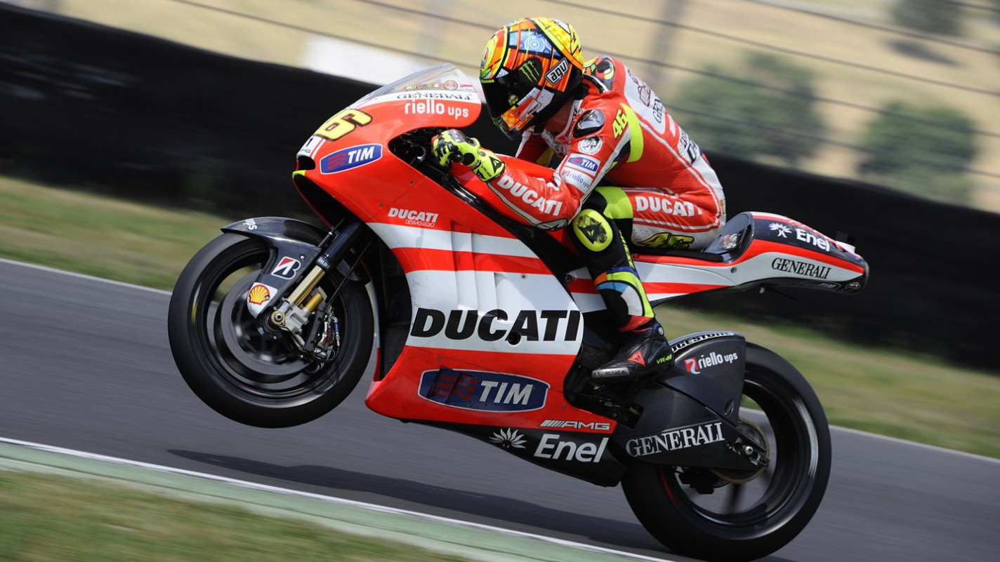 MotoGP: Os dias difíceis de Valentino Rossi com a Ducati GP12