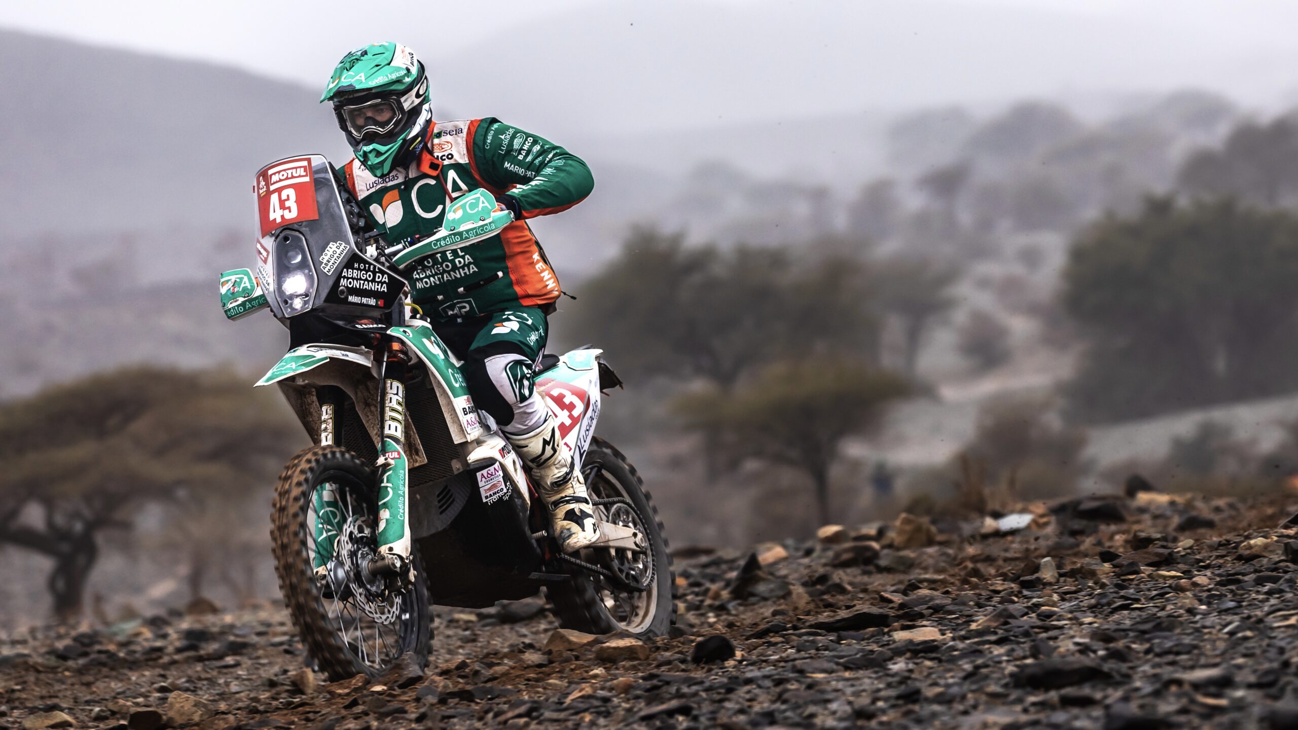 Dakar, Etapa 8, Mário Patrão, 2.º MalleMoto: ”Muita pedra de novo”