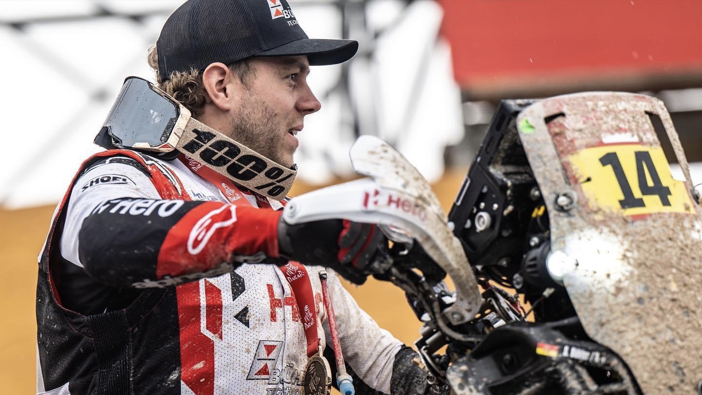 Dakar, Etapa 14, Sebastian Bühler, 20.º: ”Um Dakar muito duro – etapas longas, ligações longas, chuva e dunas”