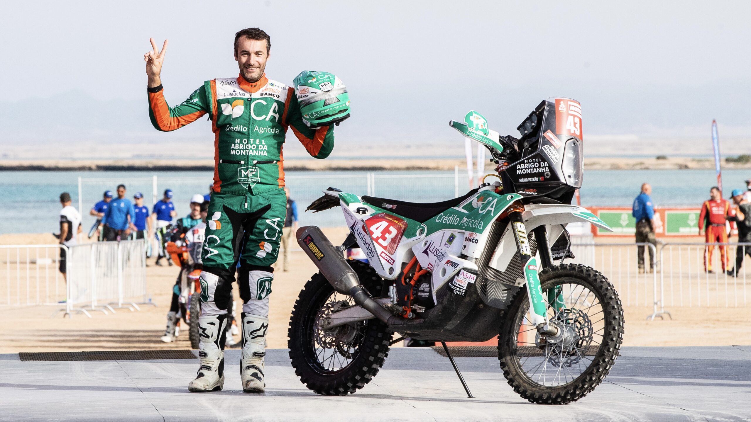 Dakar, Etapa 14, Mário Patrão, 3.º MalleMoto: “Contente com a vitória nos Veteranos e o pódio na “Original by Motul”