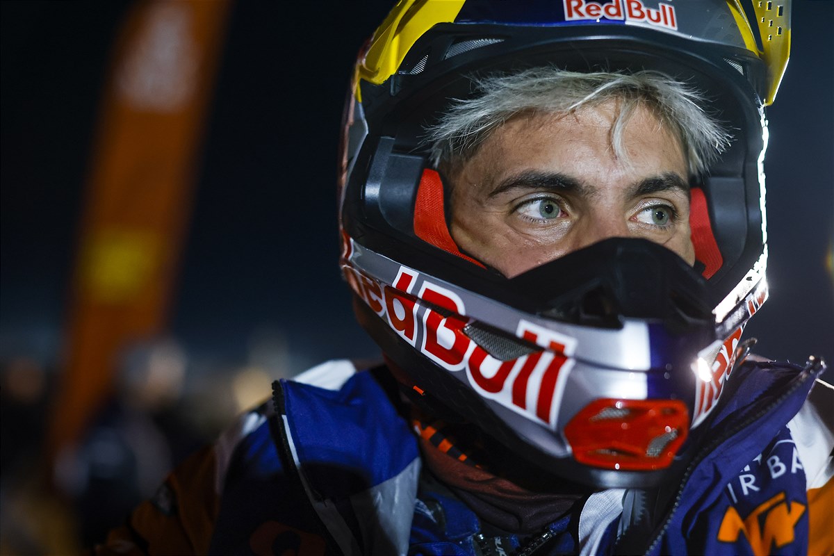 Dakar, Etapa 4, Kevin Benavides, 7.º: “Sensação com a moto é excelente nesta altura”