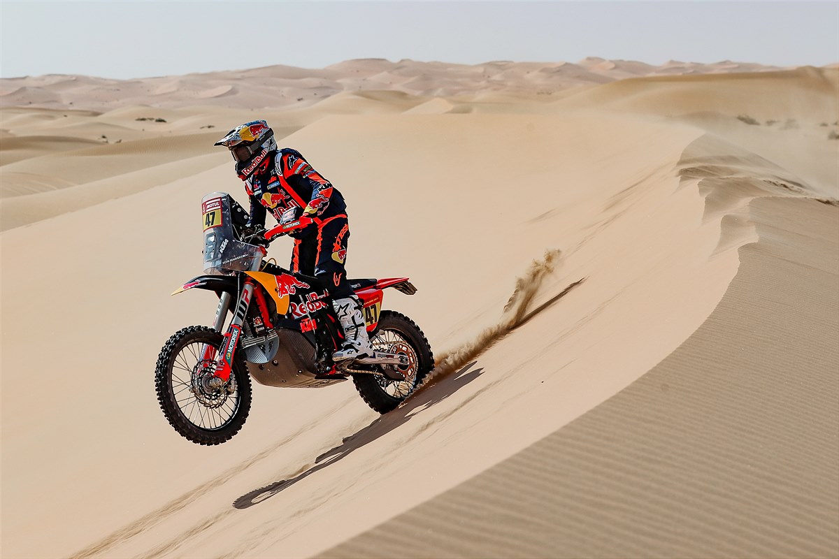 Dakar, Etapa 11, Kevin Benavides, 10.º: “Boa posição de partida para amanhã”