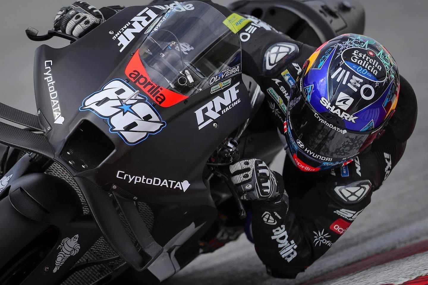 MotoGP, Miguel Oliveira (2º): “A Aprilia é muito agradável de conduzir no molhado”