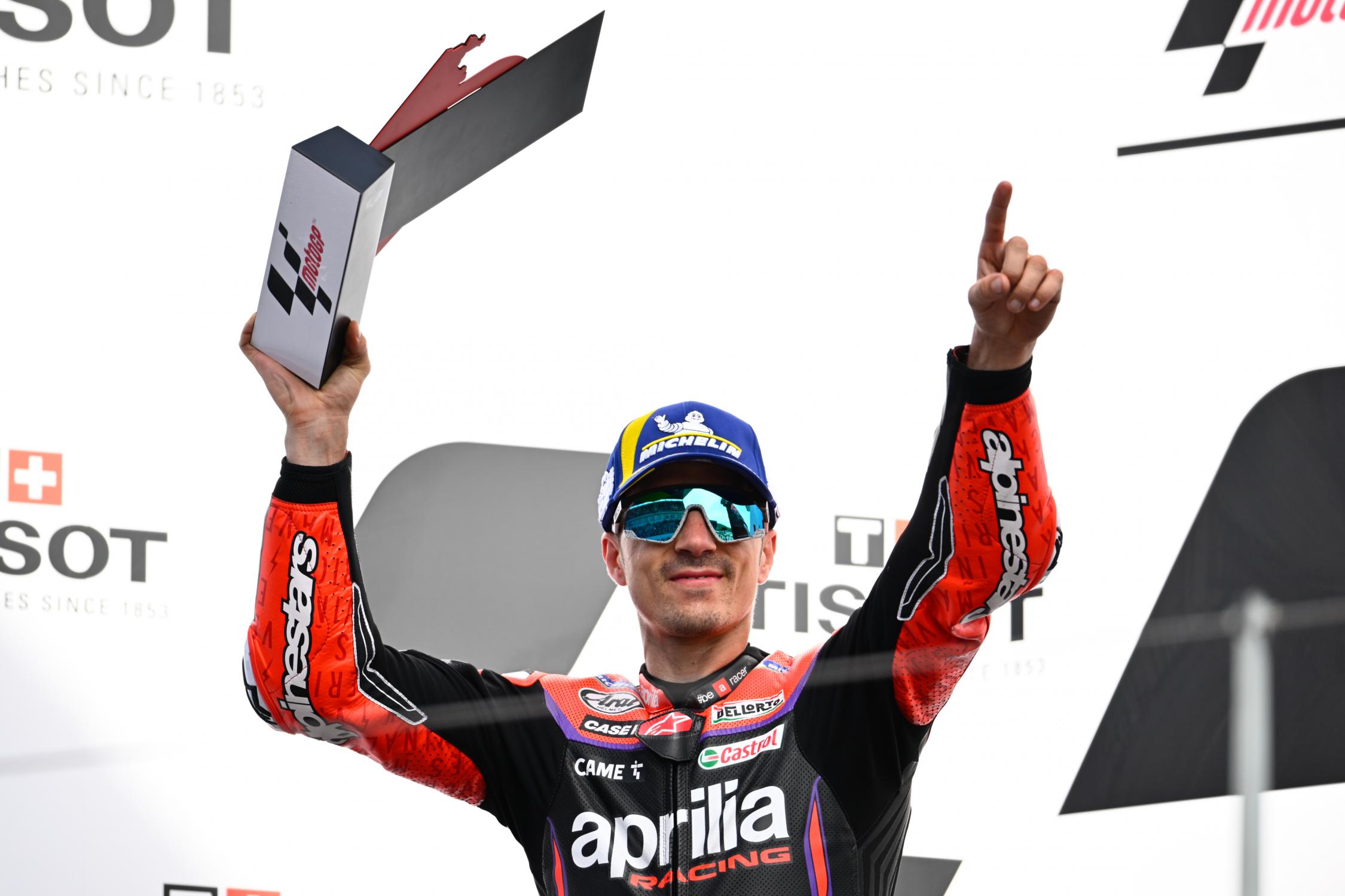 MotoGP, Maverick Viñales, 2.º: “Muito orgulhoso da Aprilia”