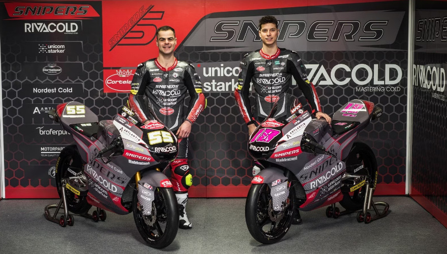 Moto3: Snipers Team Honda revela as motos de 2023