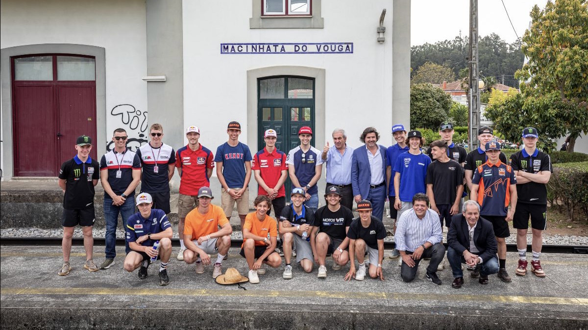 MXGP, Águeda: Pilotos “mundialistas” visitaram museu ferroviário