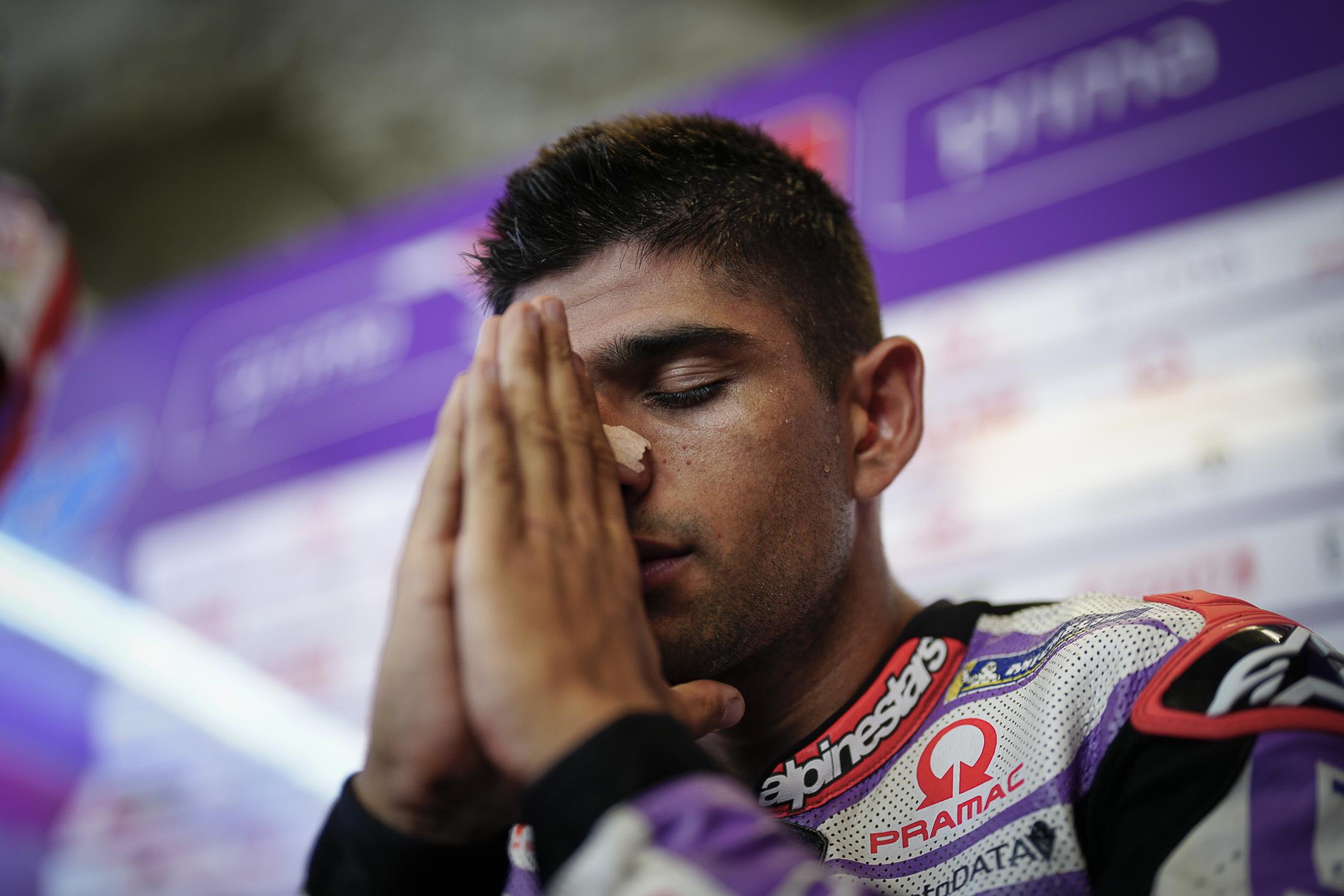 MotoGP, Jorge Martín, 3.º: “Não conseguia respirar após três ou quatro voltas”