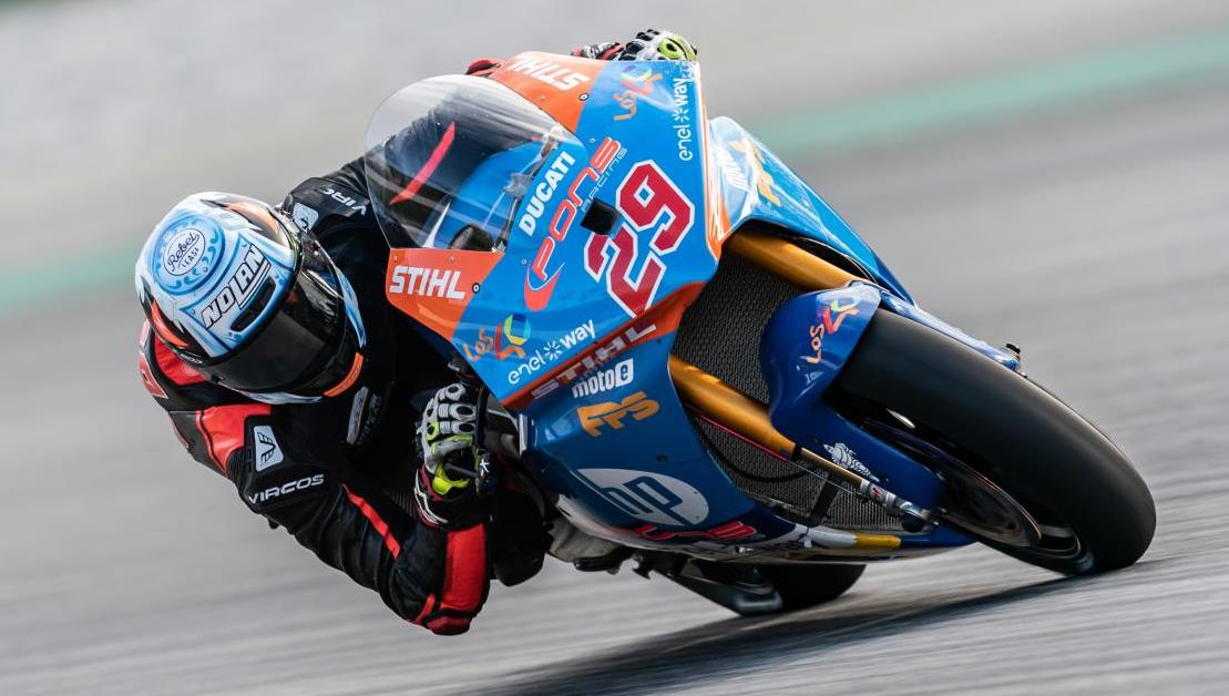 MotoE, Nicholas Spinelli: “Andei rápido e sozinho na simulação de corrida”