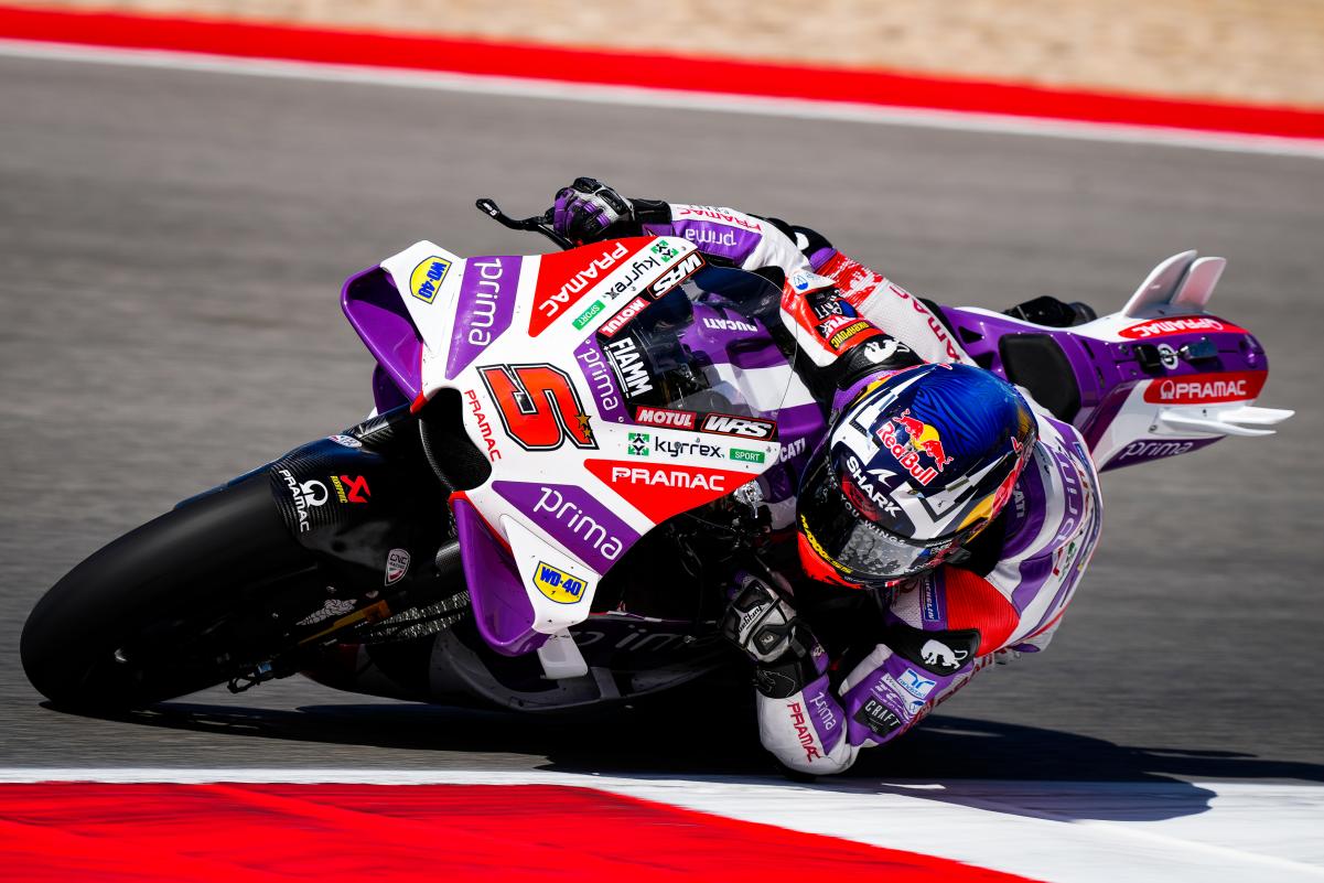 MotoGP, Alemanha, T1: Marc Márquez brilha mas é batido no final por Zarco