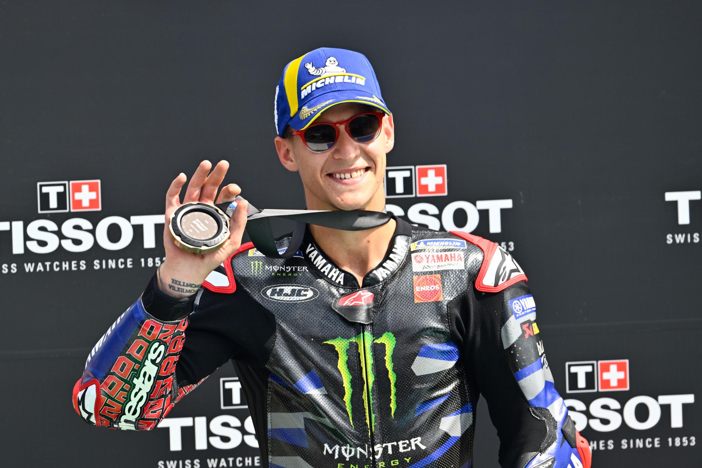 MotoGP, Fabio Quartararo (3.º): “Não gosto destes pódios, mas temos de aceitar”