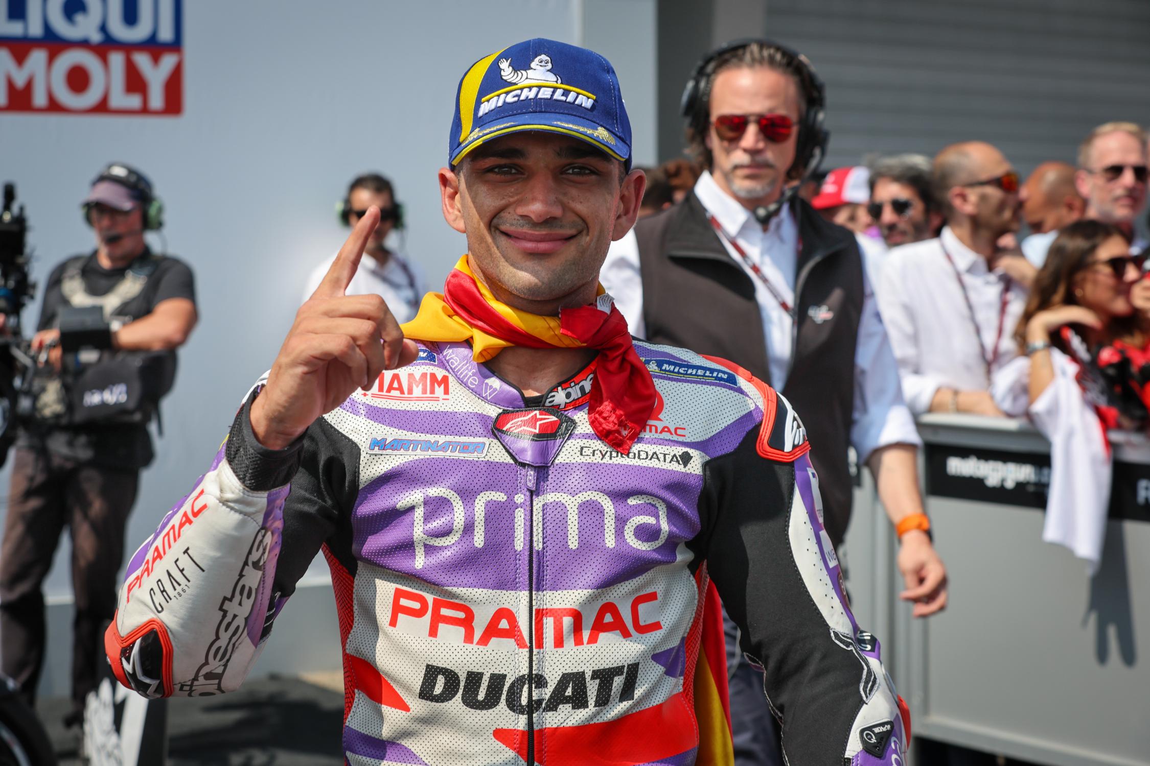 MotoGP, Jorge Martín (1.º): “Preferia estar à frente e defender-me do que atacar”