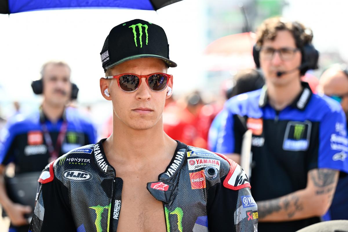 MotoGP, Fabio Quartararo (Yamaha), 13º: “Felicito o Márquez pelo que está a fazer, para mim ele é o melhor”.