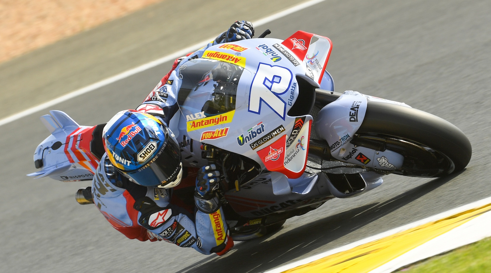 MotoGP, Itália, T1: Alex Marquez comanda, Aleix Espargaró lesionado