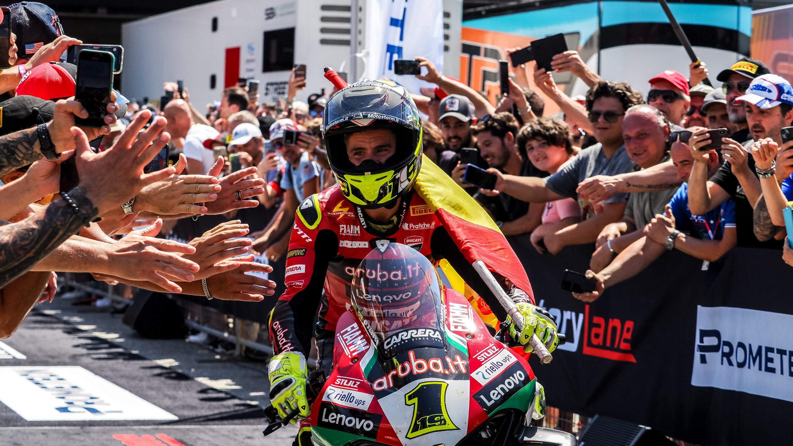 WSBK, Imola, Corrida: Triunfo de Bautista em casa da Ducati