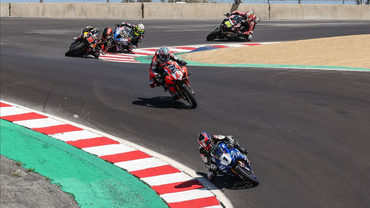 MotoAmérica SBK: Gagne vence corrida dramática em Laguna Seca