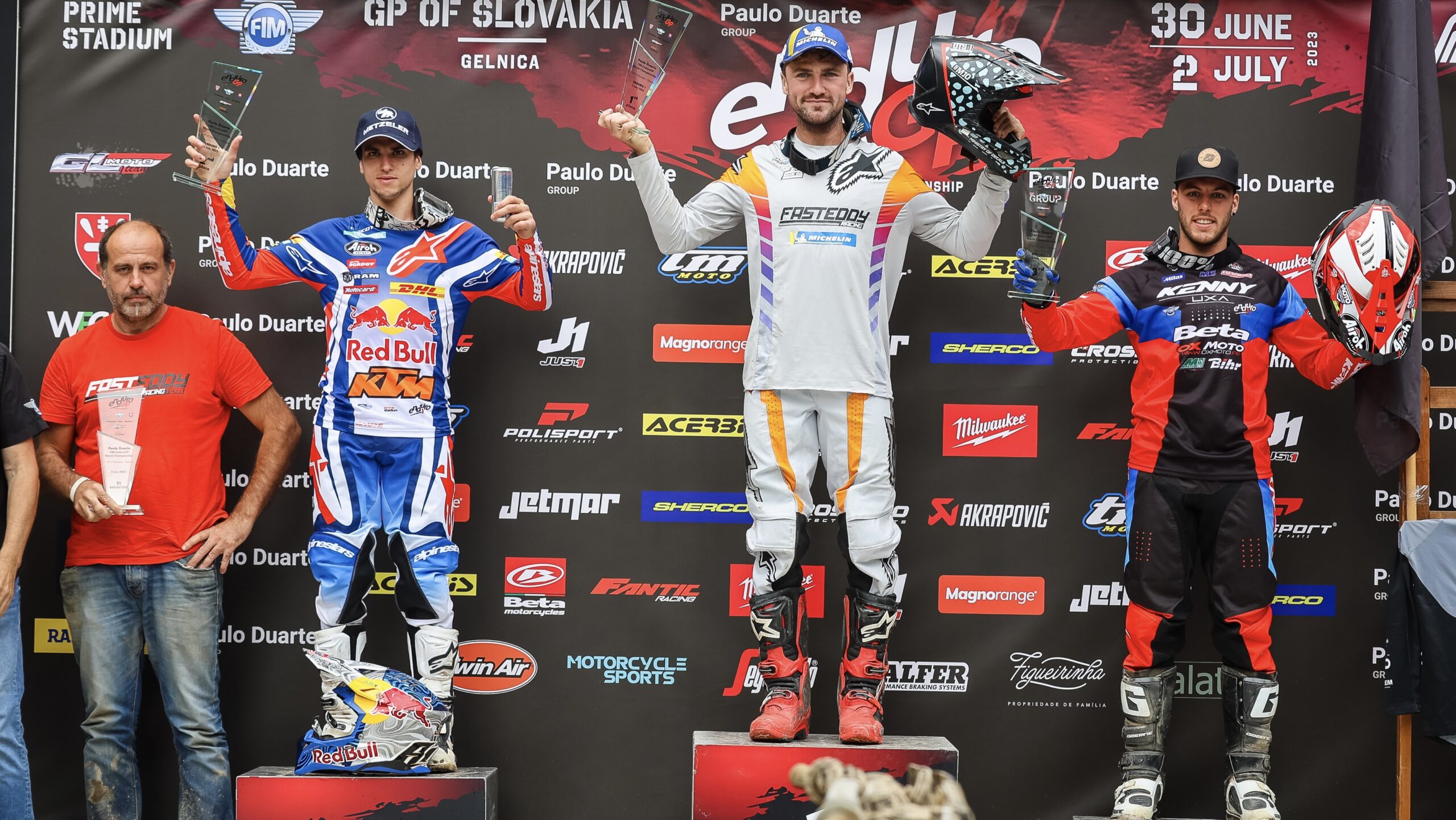 EnduroGP: Pedro Almeida subiu ao pódio do mundial com Jamie McCanney!