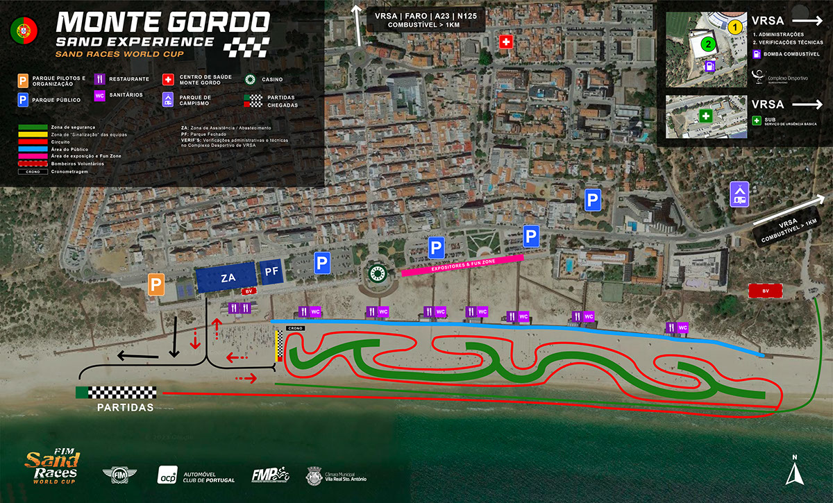 Monte Gordo Sand Experience: Circuito com 5 km para receber os especialistas da areia