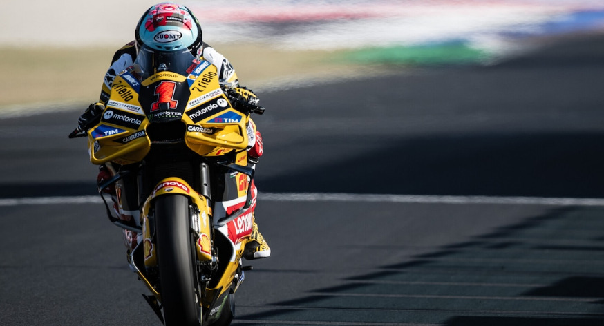 MotoGP, San Marino: A Ducati Desmosedici de Bagnaia pintada de amarelo