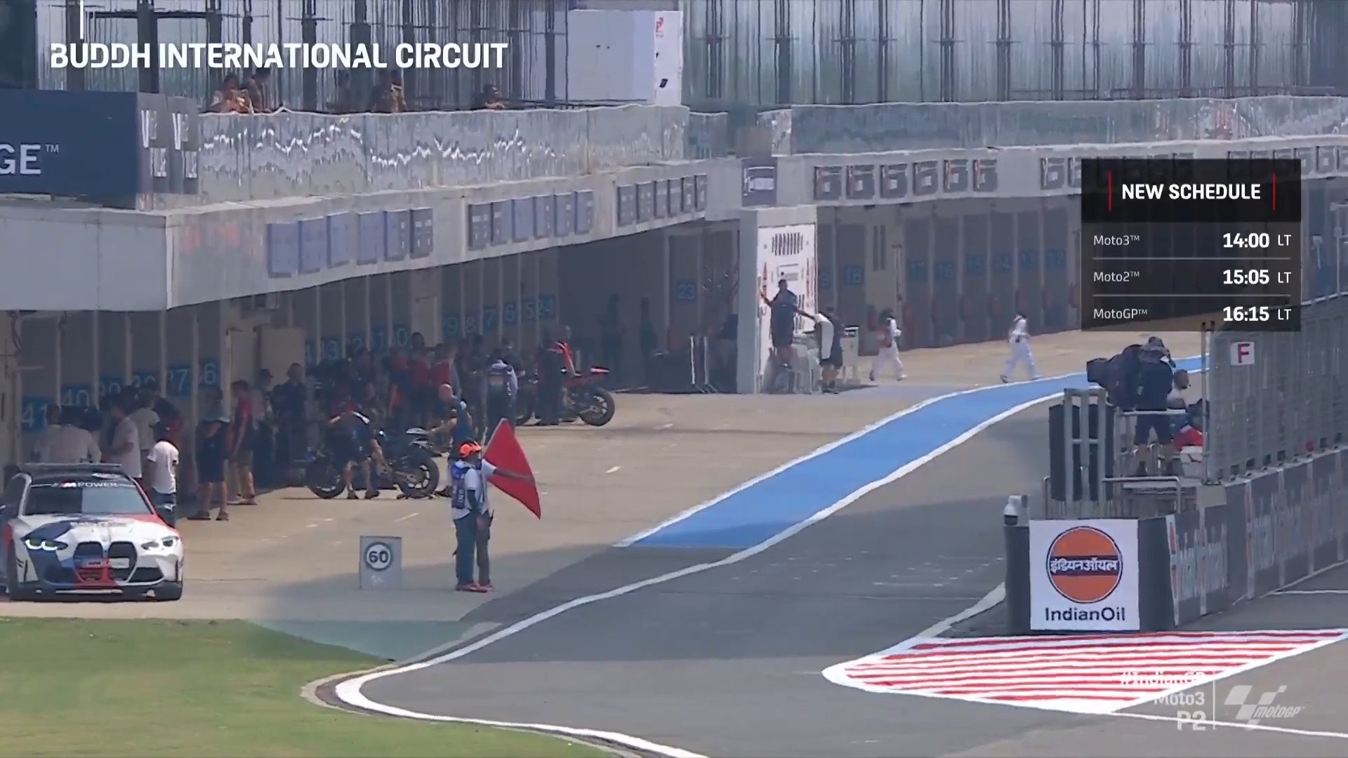 Moto3, Índia, T2: Sessão começa atrasada depois de verificação dos postos de comissários