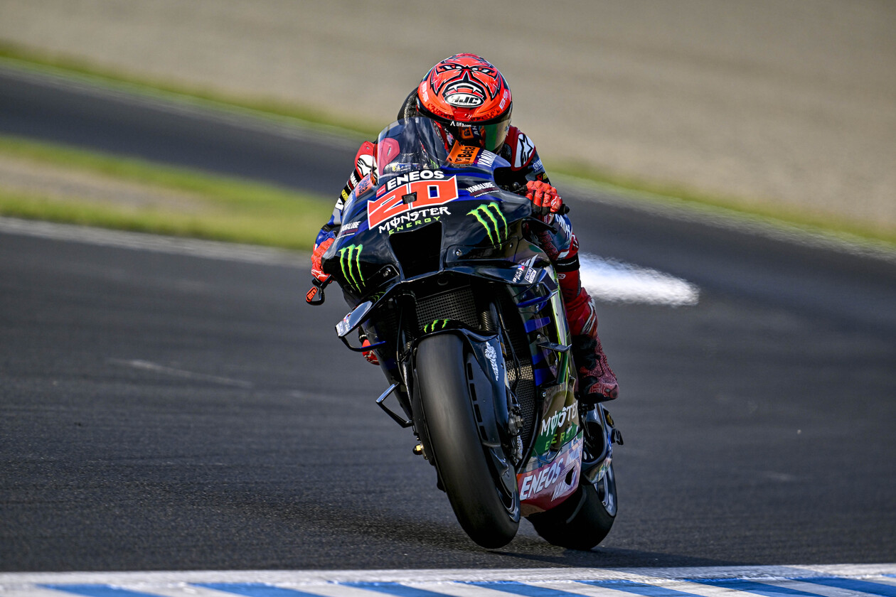 MotoGP, Fabio Quartararo (13º.): “Felizmente só tenho um entorse no tornozelo e umas dores no pescoço”