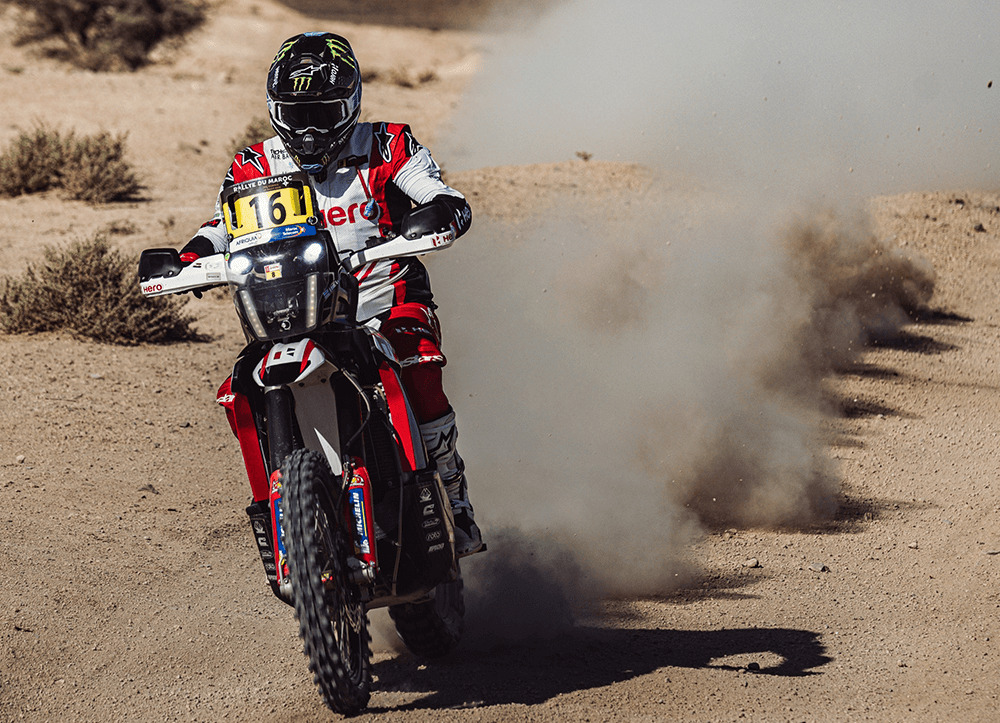 W2RC, Marrocos, Etapa 1: Branch vence e lidera, Brabec abandona