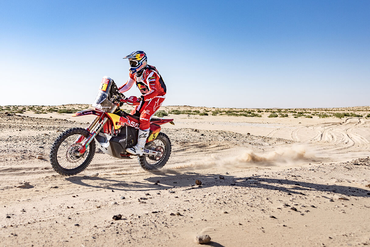 Dakar, Etapa 5, Daniel Sanders (4.º): “Tive um par de pequenas quedas”