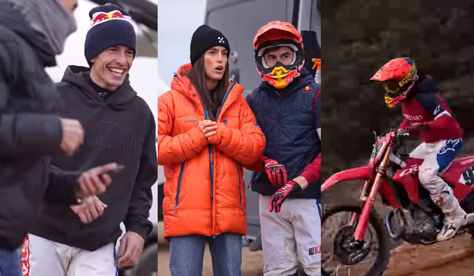 MotoGP: Marc Márquez a treinar motocross com Honda