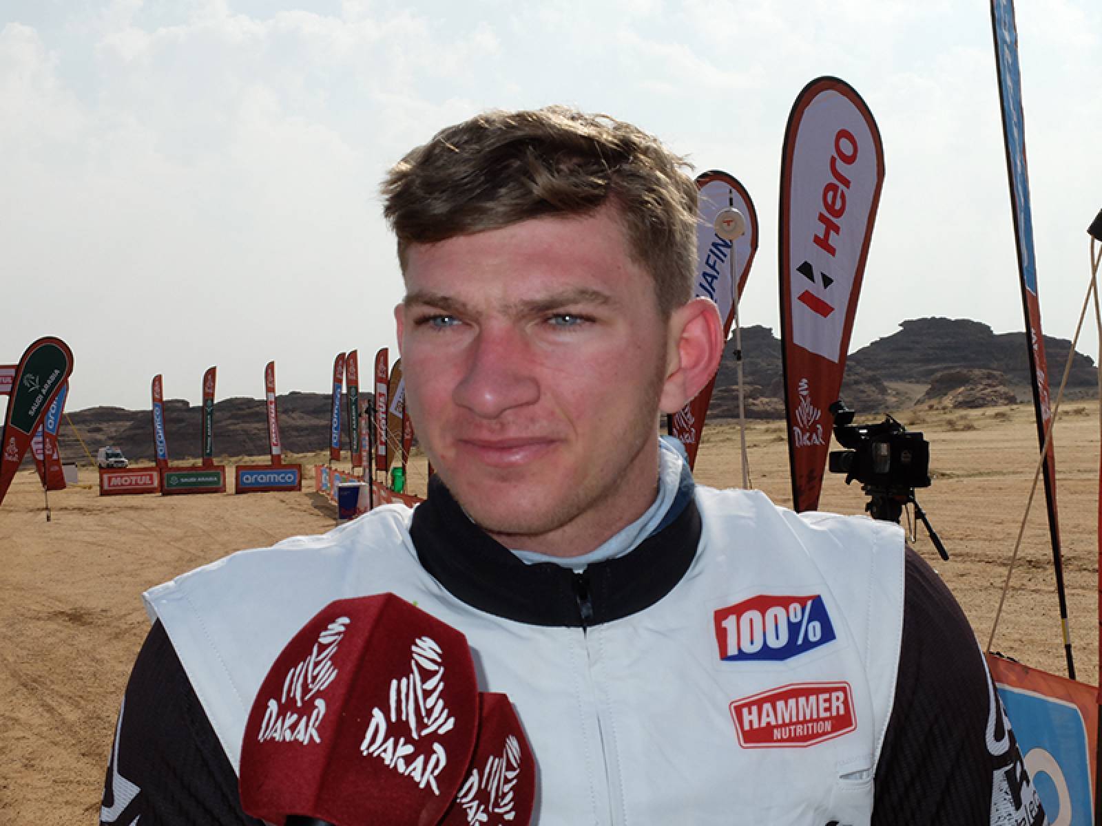 Dakar, Prólogo, Mason Klein (10.º): “Estava um pouco enferrujado com o roadbook”