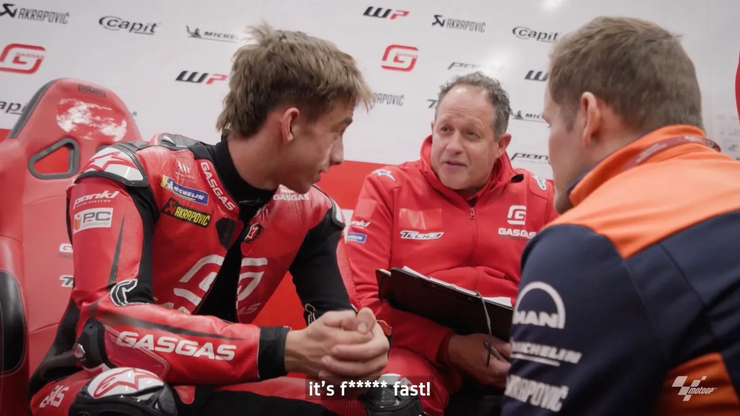 MotoGP, A reação de Pedro Acosta à sua primeira experiência na GASGAS