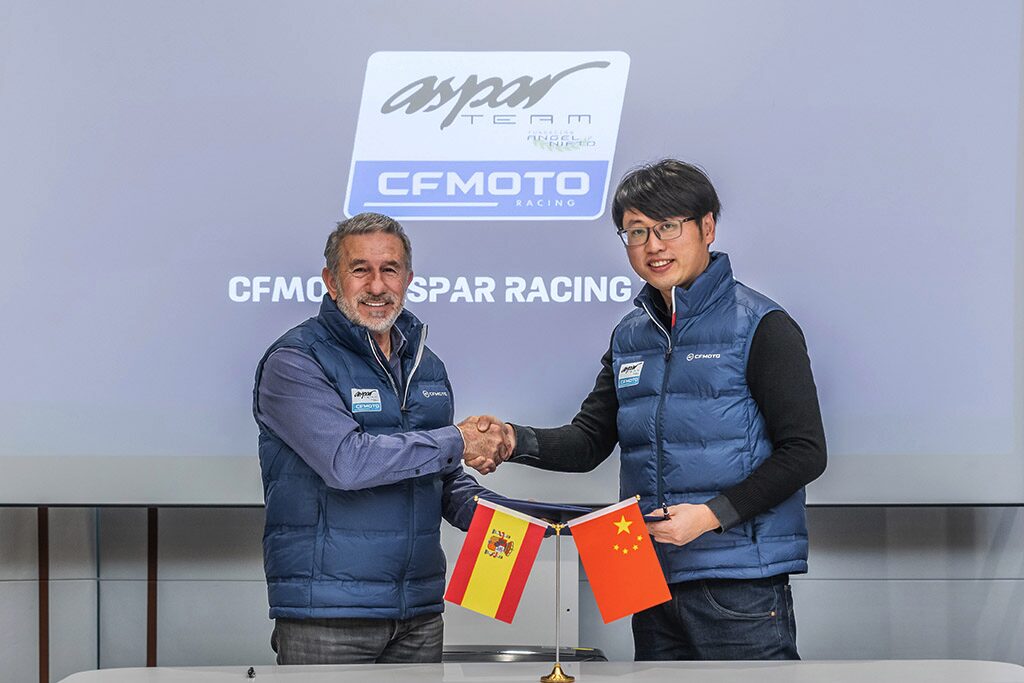 MotoGP: CFMOTO e Aspar Team unem esforços para disputar os títulos de Moto2 e Moto3