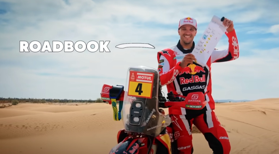 Vídeo, Dakar: Sam Sunderland explica o funcionamento do roadbook