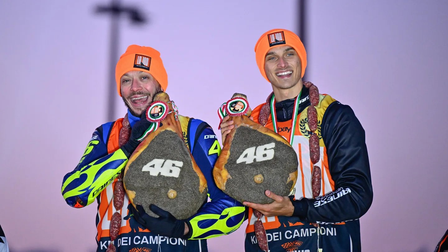 MotoGP, Valentino Rossi e Luca Marini vencem 100km dos Campeões