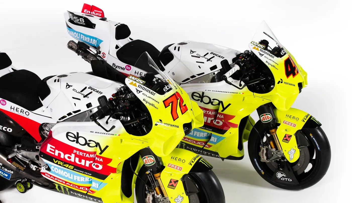 MotoGP, VR46 com look diferente para a nova temporada