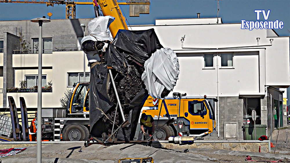 Vídeo Paulo Gonçalves: Escultura de homenagem ao “Speedy” já está em Esposende