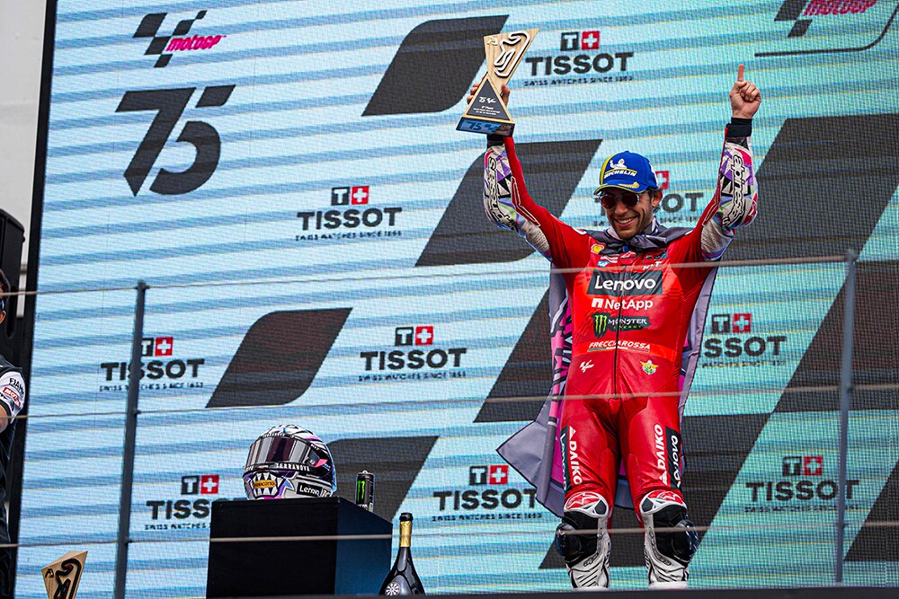 MotoGP, Enea Bastianini (2º): “Ganhar? Impossível, porque o Jorge esteve perfeito”