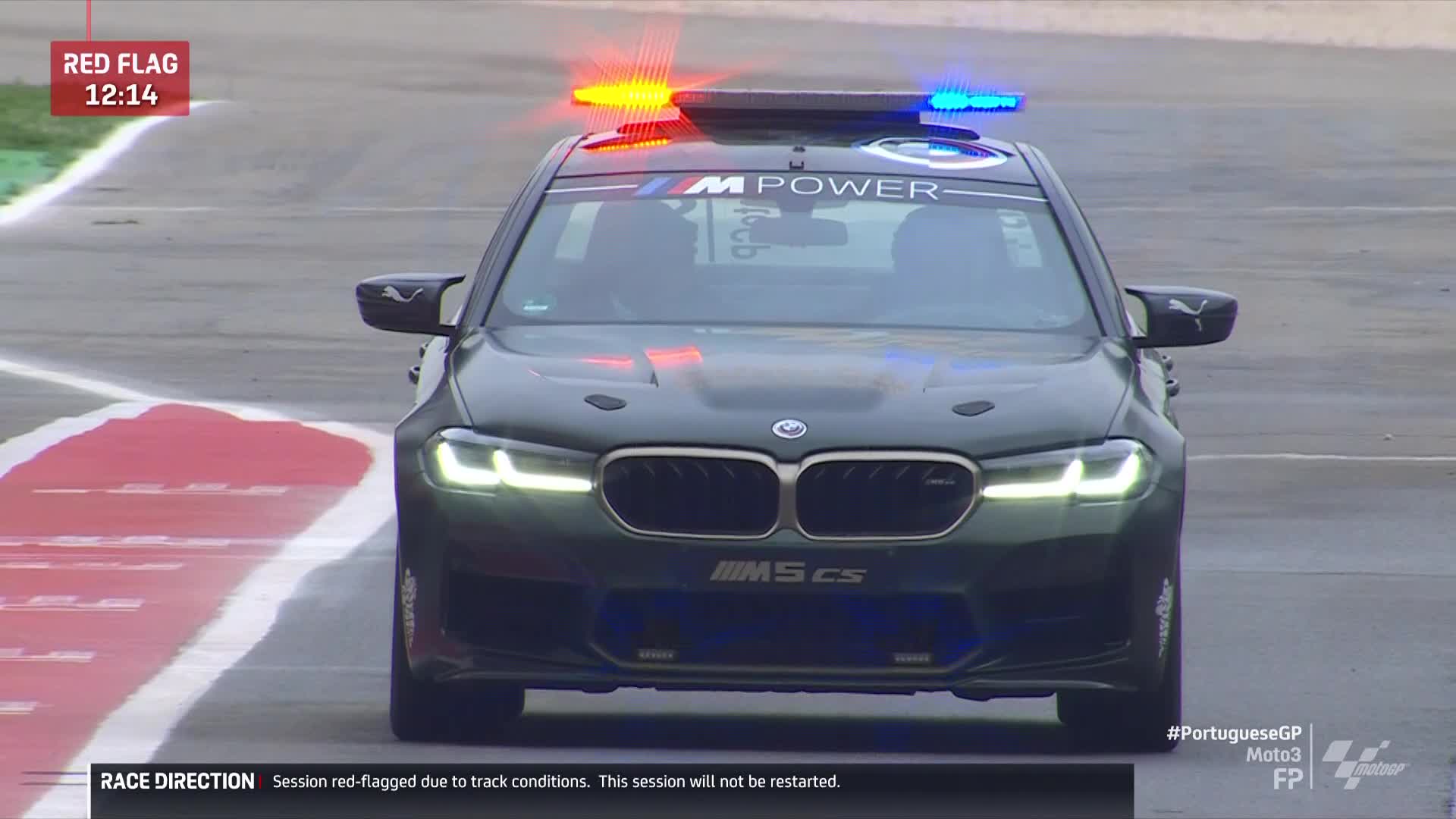 MotoGP, Primeiro treino de Moto3 cancelado devido às condições da pista