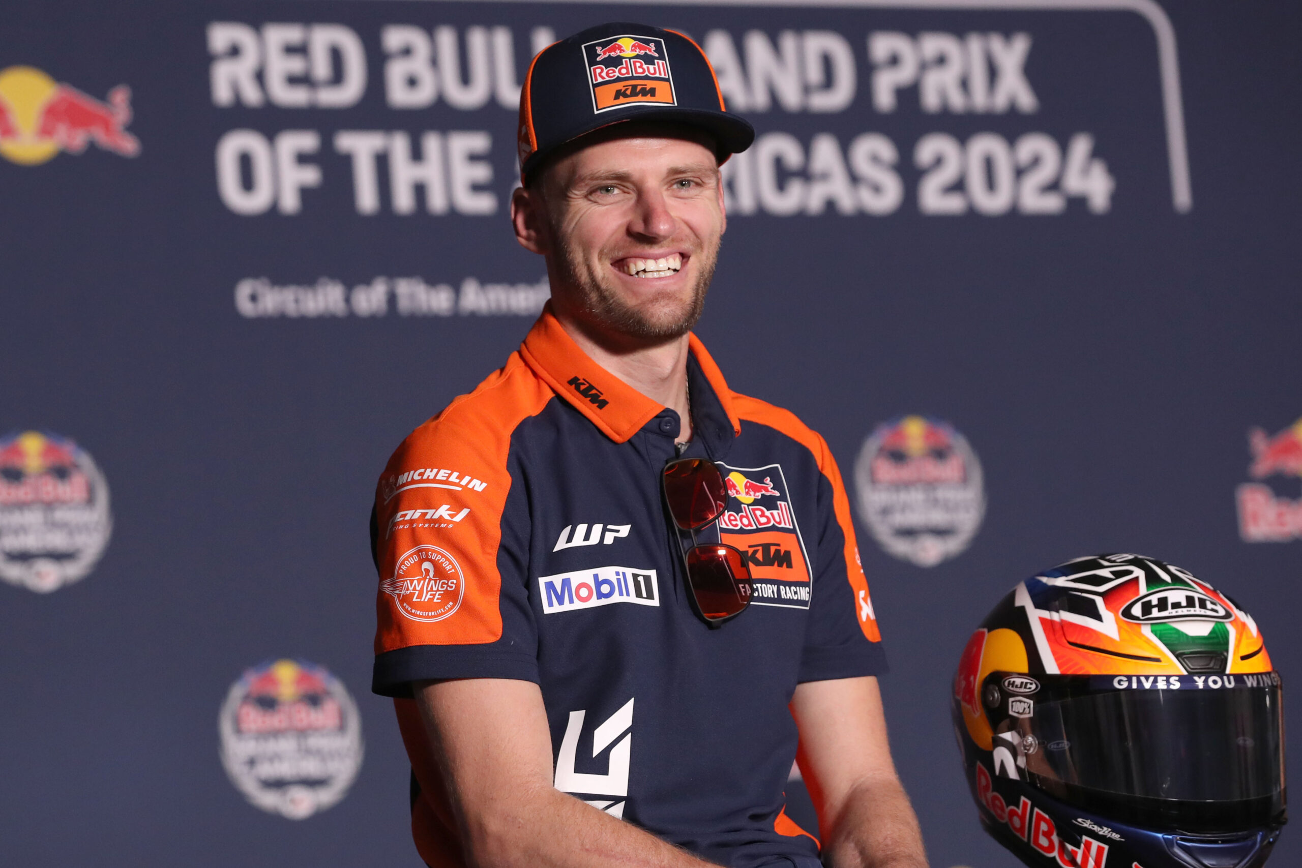 MotoGP, Brad Binder (9º.): “Competir no COTA sem asas não foi muito divertido”