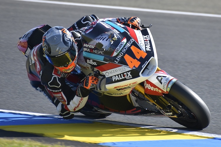 Moto2, França, Q2: Pole de Canet apesar de queda