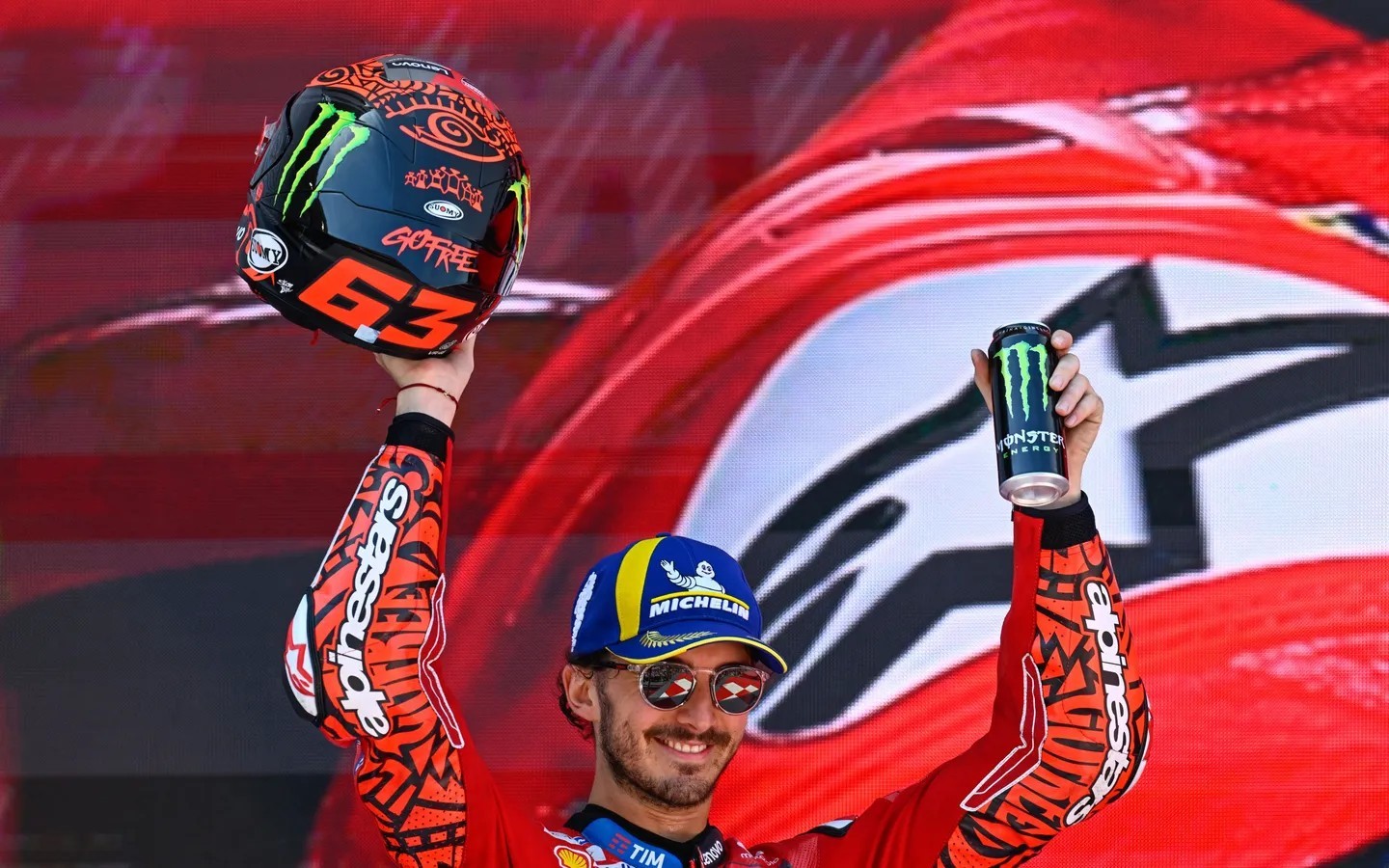 MotoGP, Francesco Bagnaia (1.º): “Não é só pelo campeonato, é o que significa para mim”