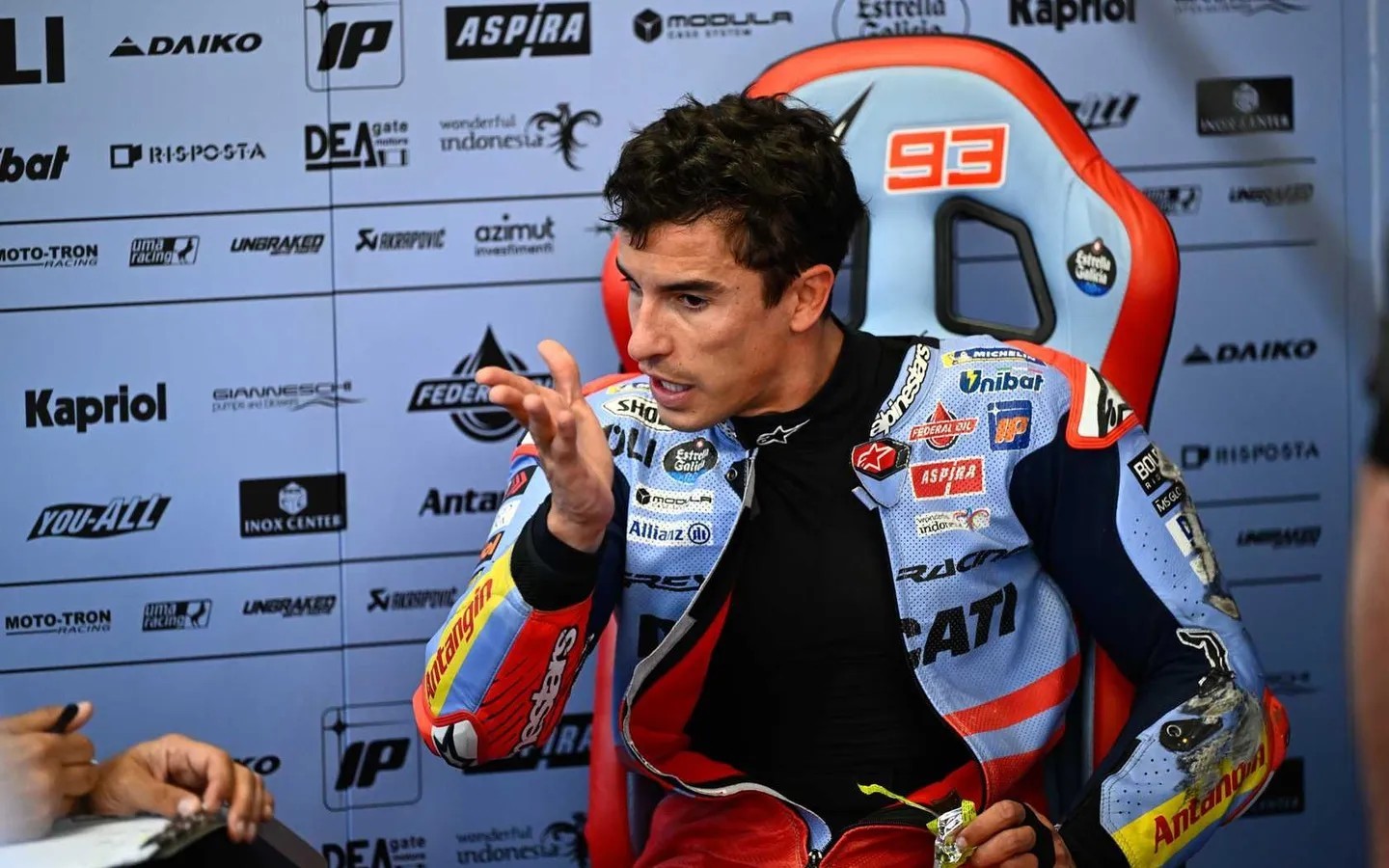 MotoGP, Gino Borsoi responde à ‘nega’ de Marc Márquez