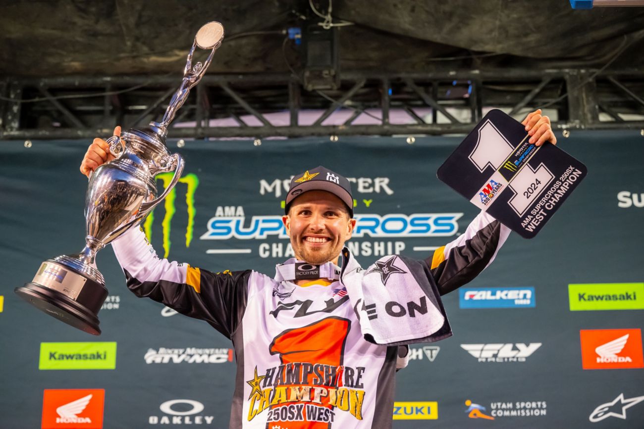 AMA Supercross: RJ Hampshire conquista o campeonato 250SX da Costa Oeste