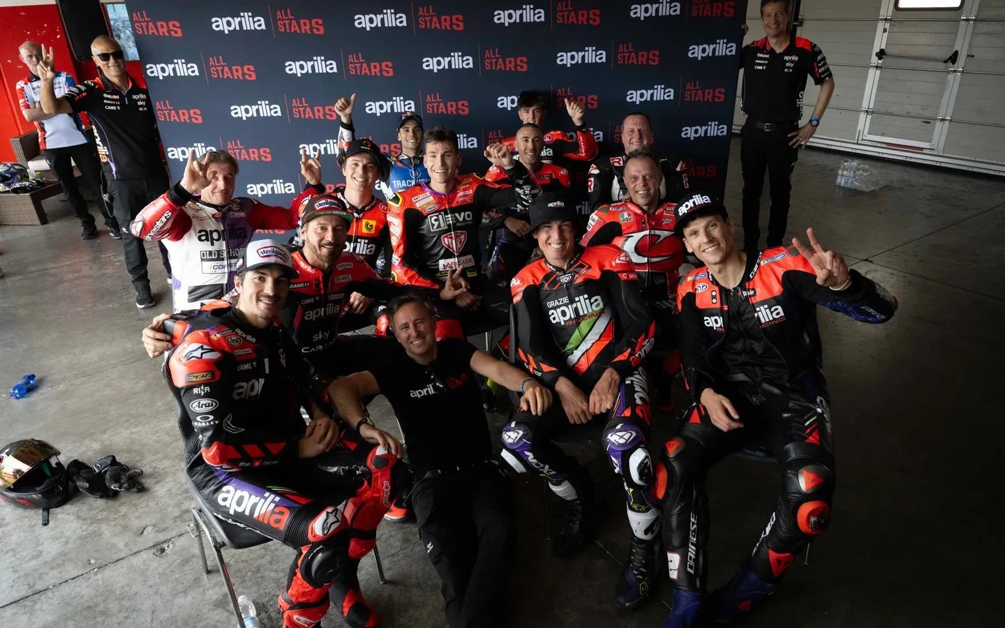 MotoGP, Aprilia celebrou o All Stars durante o fim de semana