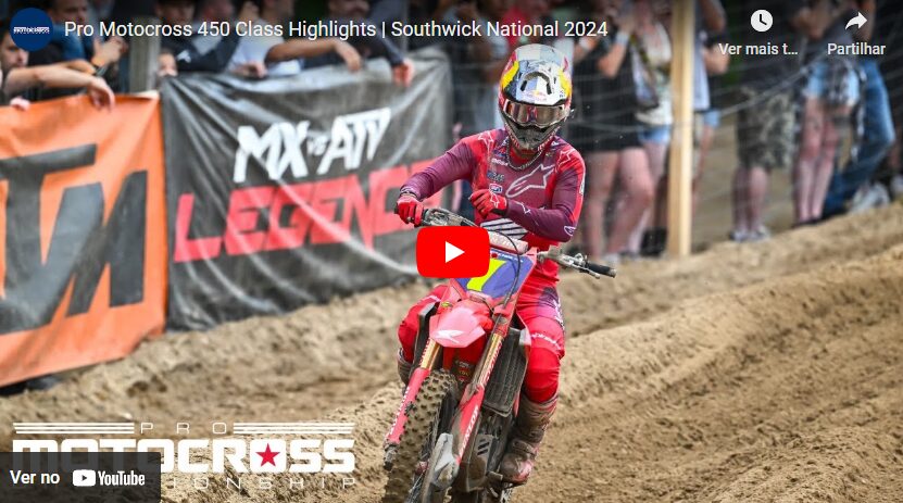Vídeo AMA Pro Motocross: Resumo das duas mangas de MX450