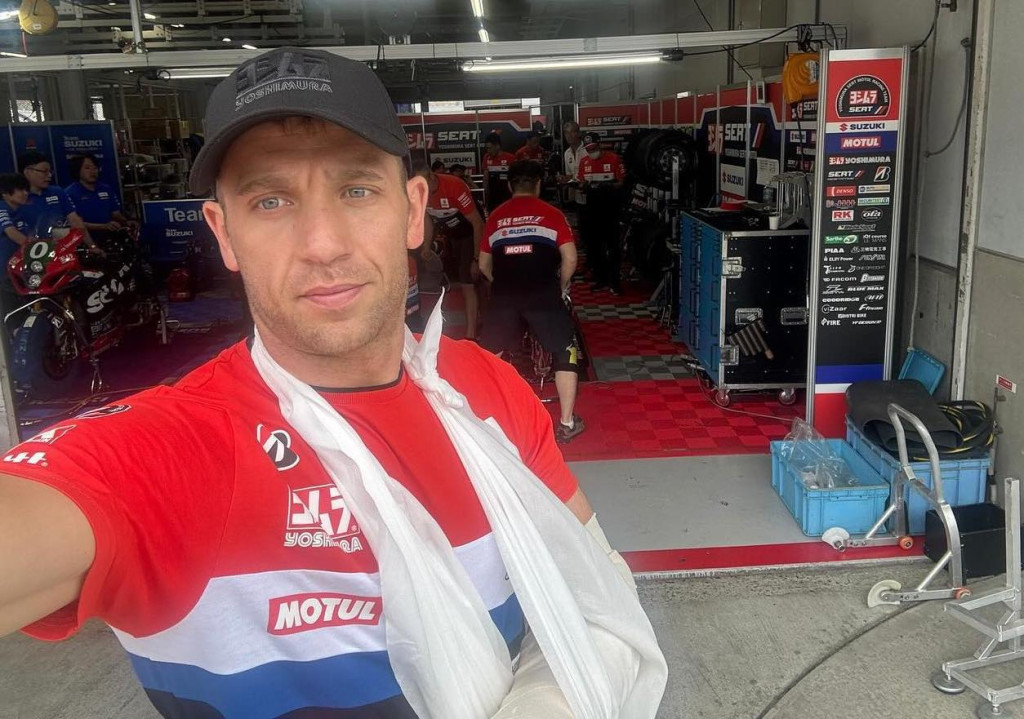 EWC: Gregg Black fractura o pulso no teste de Suzuka