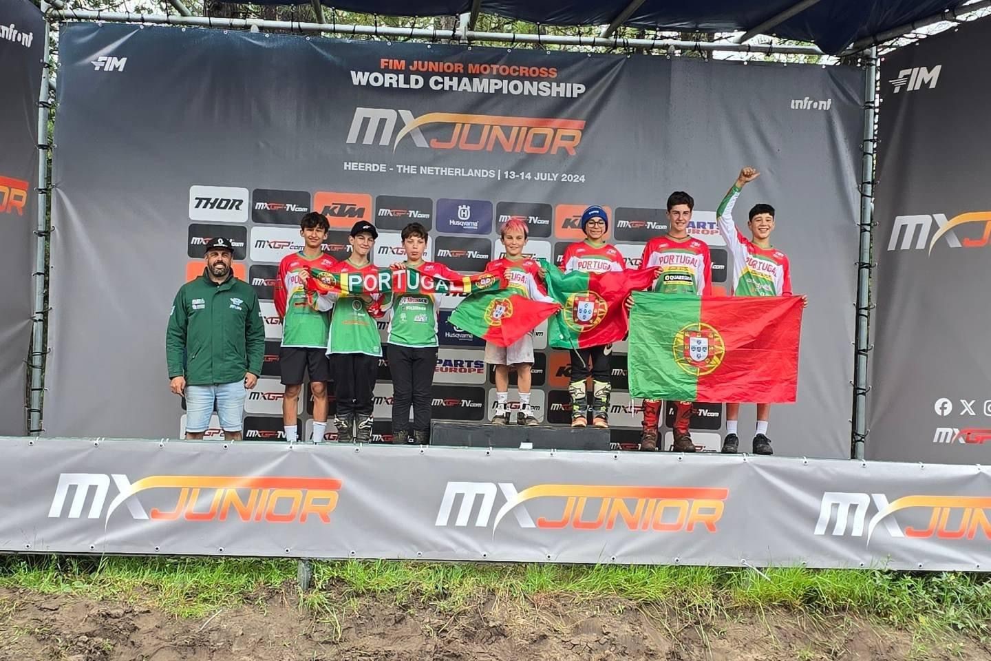 Portugueses sem sorte no Mundial de Motocross Júnior
