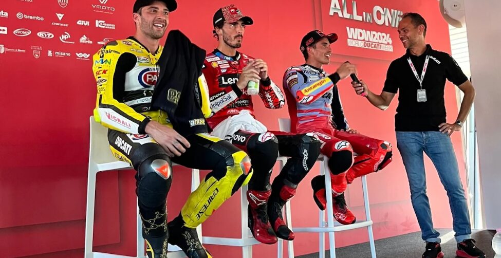 WDW, M. Márquez: “Vou dar o meu capacete ao Bulega e perguntar-lhe se houve contacto ou não”