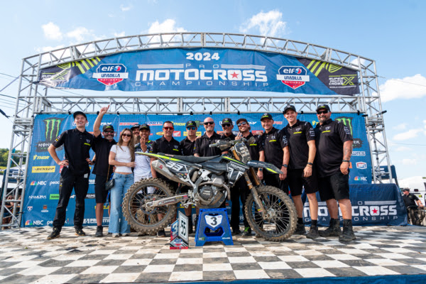 AMA Pro Motocross: Triumph Racing pela primeira vez no pódio