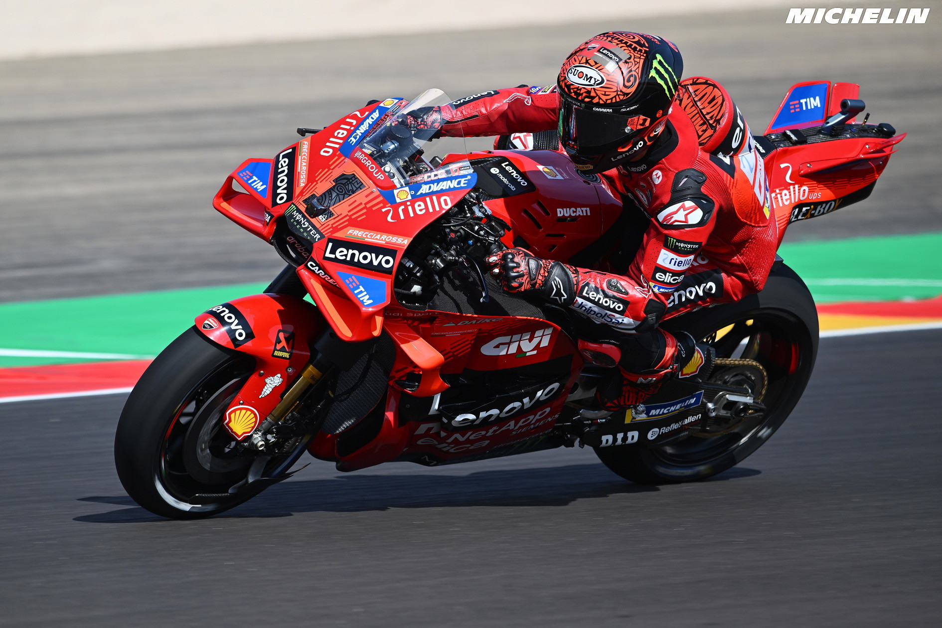 MotoGP, Bagnaia é o líder em Misano com 13 pilotos separados por menos de 1 segundo