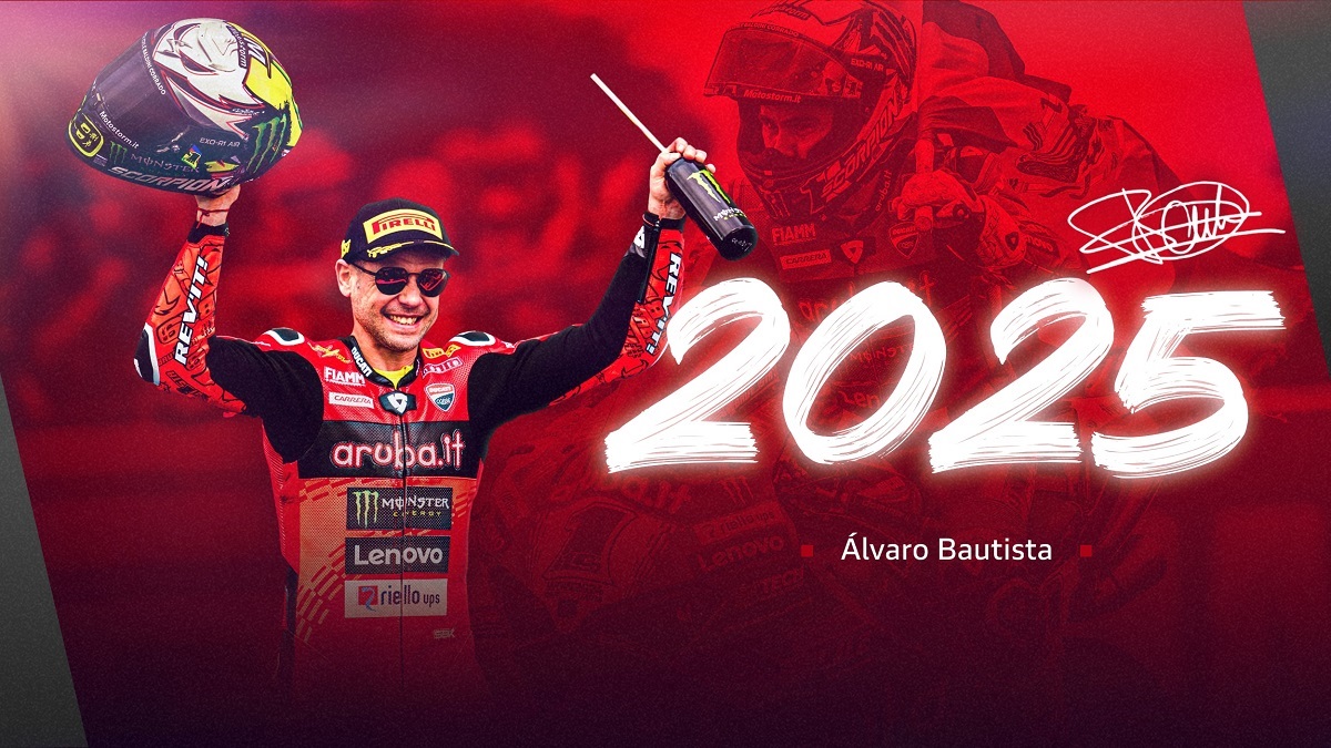 WSBK: Oficial, Álvaro Bautista renova com a Aruba.it Racing – Ducati para 2025