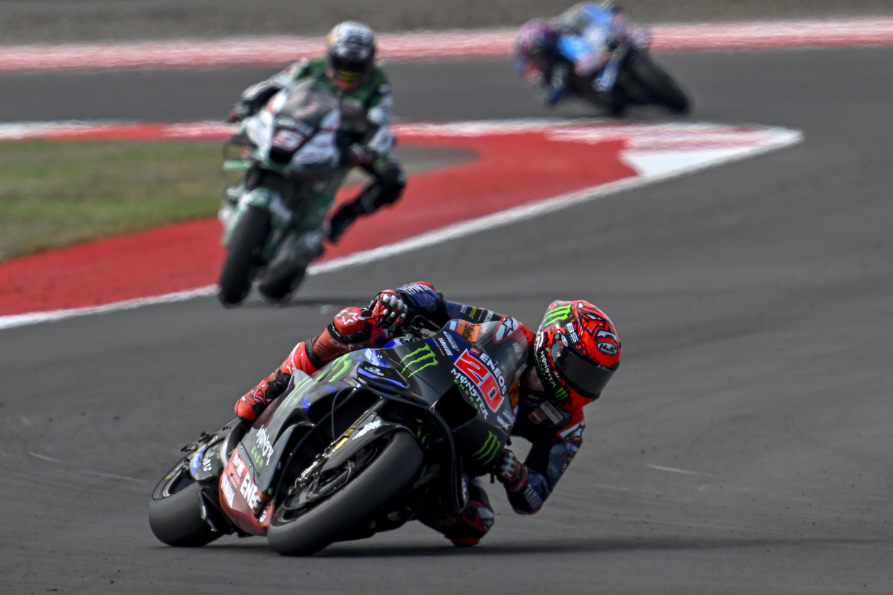 MotoGP, Fabio Quartararo ‘Fui rápido e terminei mais perto dos pilotos da frente’